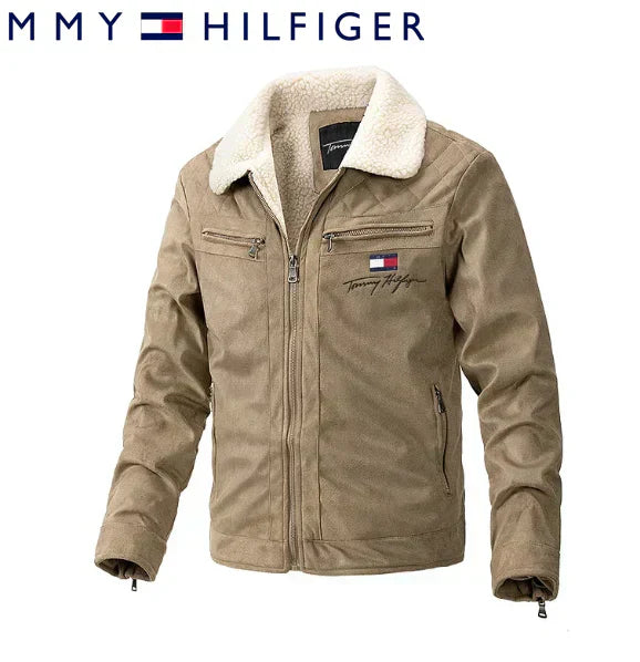 Veste d'hiver avec col en fourrure